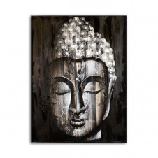 Wood Buddha Silver - Painting